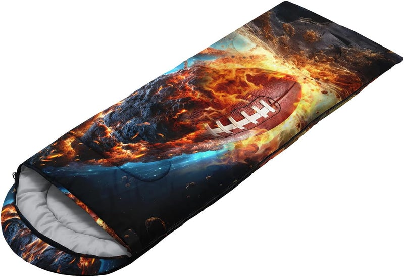 HOSIMA Dear Hunting Pattern Cold Weather Sleeping Bags for Kids Adults,Black Light Weight Waterproof Sleeping Bags for Outdoors Hiking. - Image 3